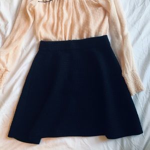 Banana Republic Quilted Skater Circle Skirt